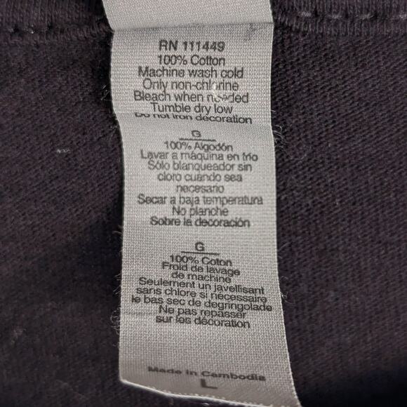 Lizzo T Shirt Large Black Next Level Apparel Holographic Logo Graphic Tee Unisex - Picture 3 of 4